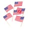 4th Of July Mini American Flag Toothpick Picks 144 Count Party Decorations